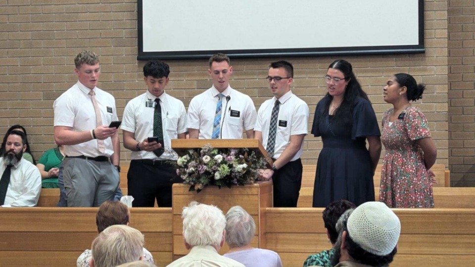 Newcastle Church Crawl Missionaries Singing